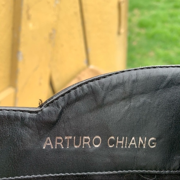 Arturo Chiang Darren Leather Tall Zip Riding Boots - Picture 6 of 7